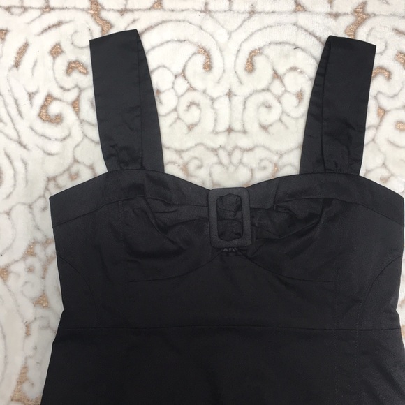 Versatile 3/4 Length Black Dress - Picture 2 of 6